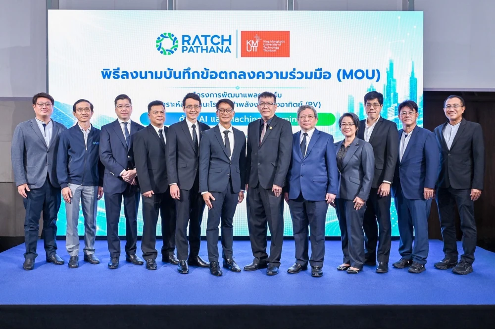 RATCH PATHANA ENERGY Joins Forces with CSSC–KMUTT to Harness AI in Analyzing Solar Power Plant Performance