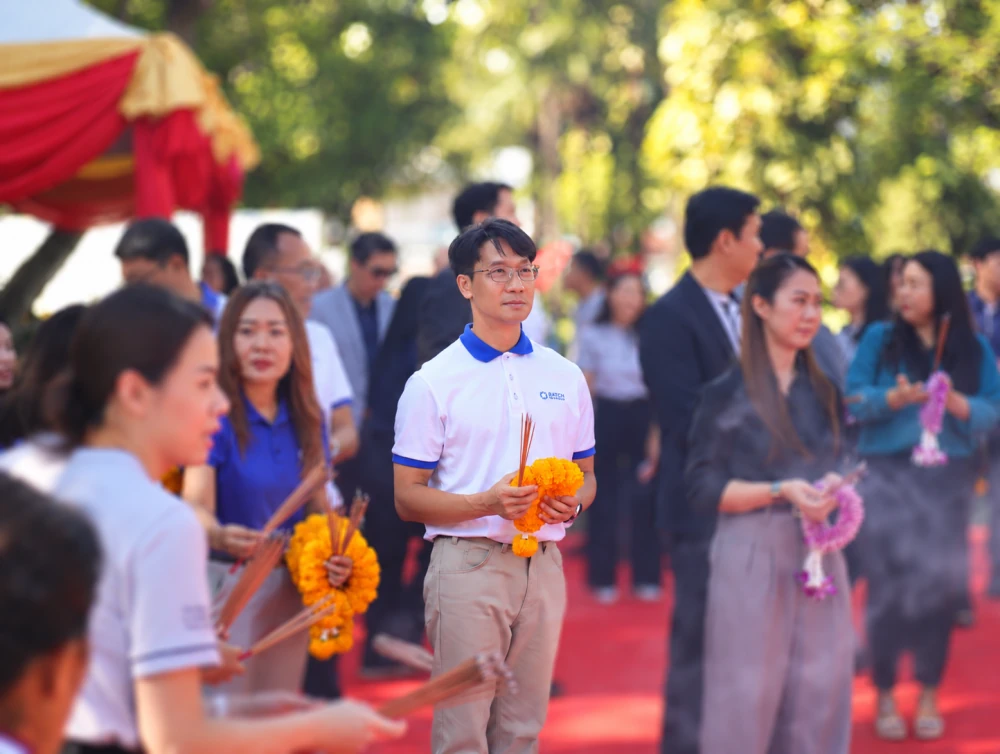 Ratch Pathana Energy Joins Brahma Worship Ceremony, Preserving Traditions and Strengthening Inter-Organizational Relationships